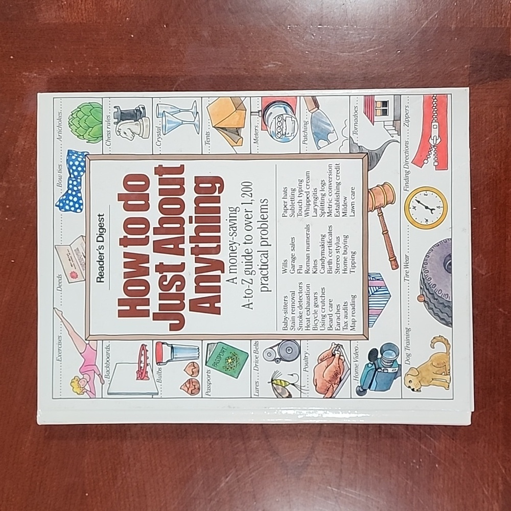 Readers Digest How to do Just About Anything book EUC
